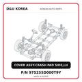 COVER ASSY-CRASH PAD SIDE,LH
