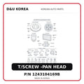 T/SCREW -PAN HEAD