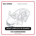 BEAM COMPLETE-FR BUMPER