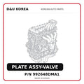 PLATE ASSY-VALVE