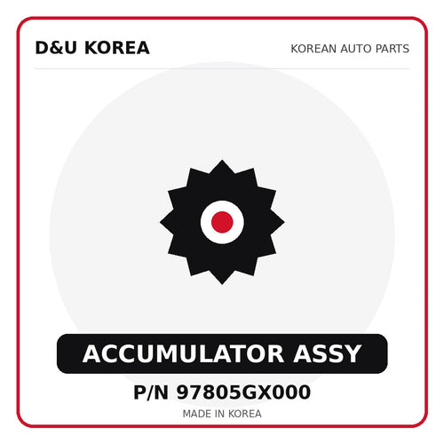 Genuine Mobis ACCUMULATOR ASSY 97805GX000 for Korean vehicles | D&U Korea