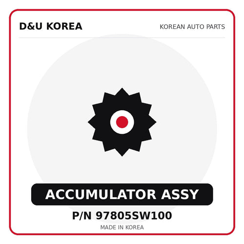 Genuine Mobis ACCUMULATOR ASSY 97805SW100 for Korean vehicles | D&U Korea