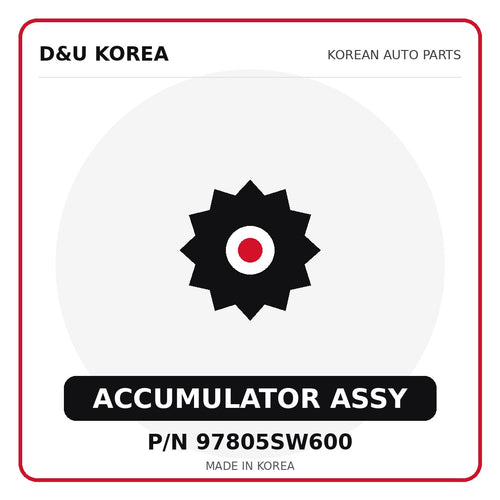 Genuine Mobis ACCUMULATOR ASSY 97805SW600 for Korean vehicles | D&U Korea