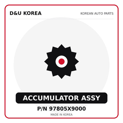 Genuine Mobis ACCUMULATOR ASSY 97805X9000 for Korean vehicles | D&U Korea