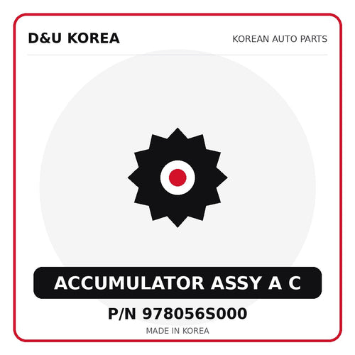 Genuine Mobis ACCUMULATOR ASSY A C 978056S000 for Korean vehicles | D&U Korea