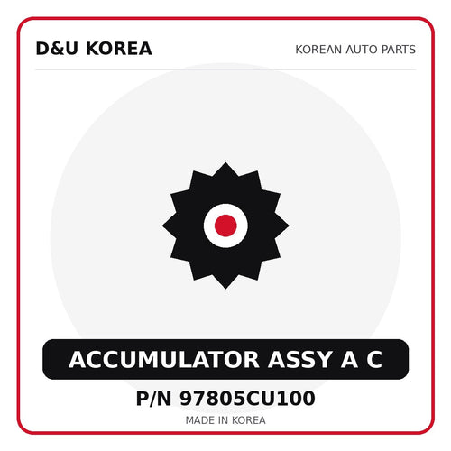 Genuine Mobis ACCUMULATOR ASSY A C 97805CU100 for Korean vehicles | D&U Korea