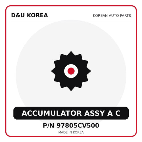 Genuine Mobis ACCUMULATOR ASSY A C 97805CV500 for Korean vehicles | D&U Korea