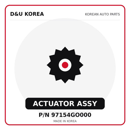Genuine Mobis ACTUATOR ASSY 97154GO000 for Korean vehicles | D&U Korea