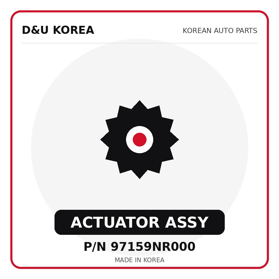 Genuine Mobis ACTUATOR ASSY 97159NR000 for Korean vehicles | D&U Korea