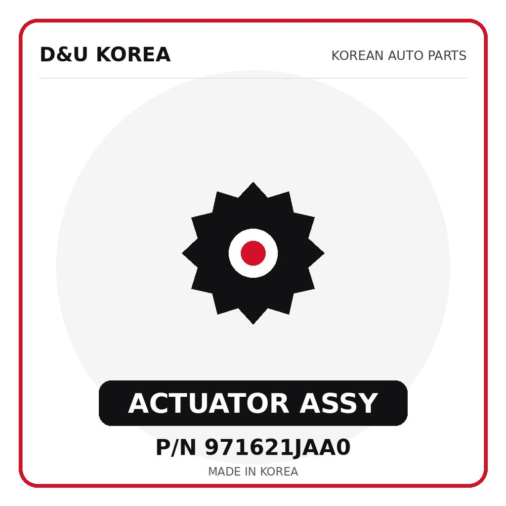 Genuine Mobis ACTUATOR ASSY 971621JAA0 for Korean vehicles | D&U Korea