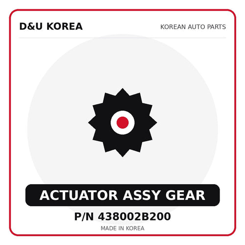 Genuine Mobis ACTUATOR ASSY GEAR 438002B200 - Korean auto parts from D&U Korea