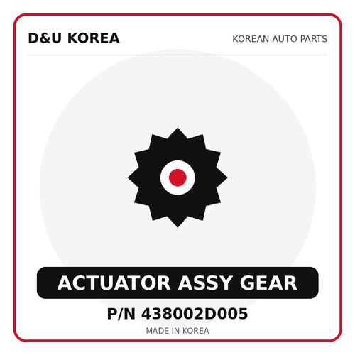 Genuine Mobis ACTUATOR ASSY GEAR 438002D005 for Korean vehicles | D&U Korea