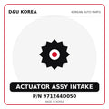 Genuine Mobis ACTUATOR ASSY INTAKE 971244D050 for Korean vehicles | D&U Korea