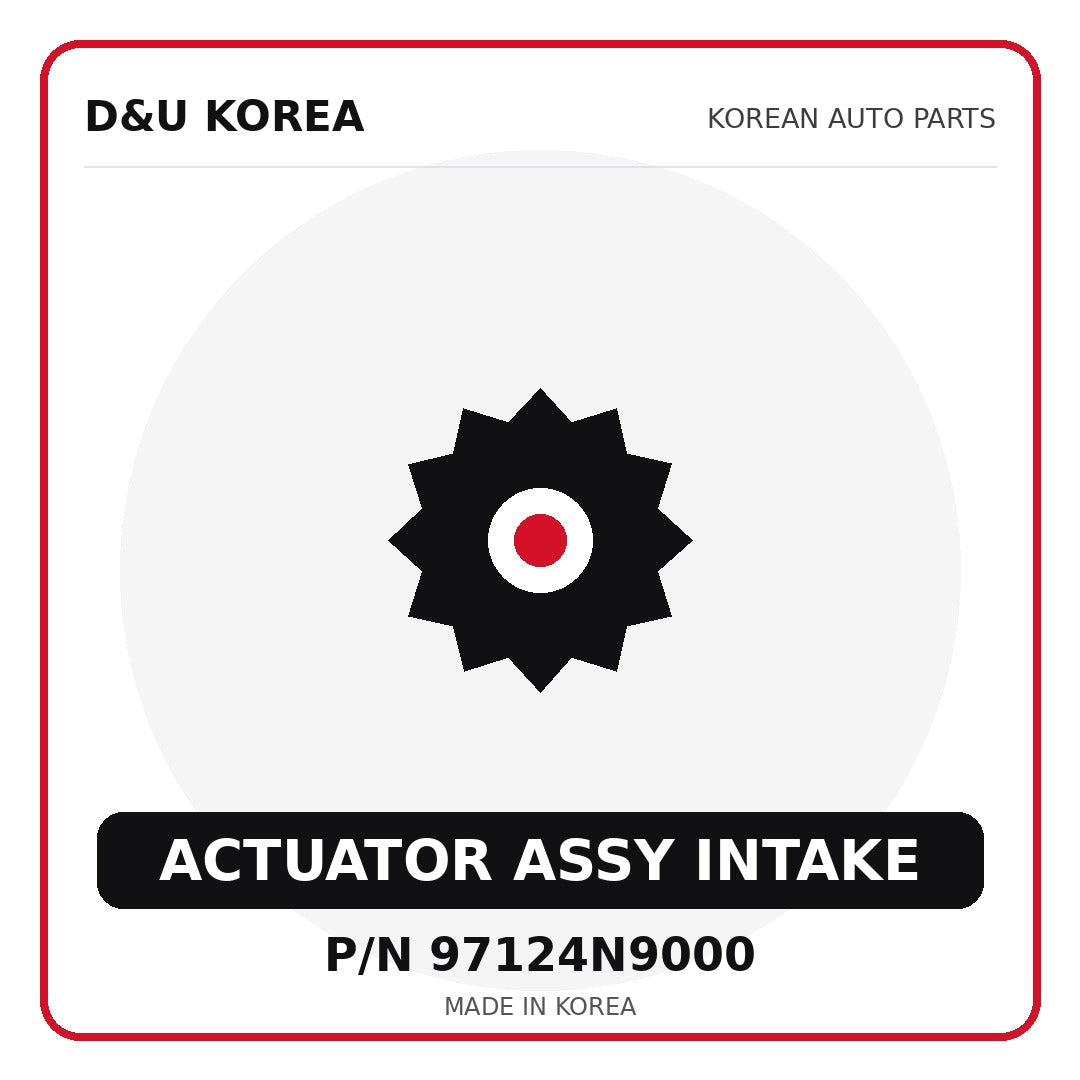 Genuine Mobis ACTUATOR ASSY INTAKE 97124N9000 for Korean vehicles | D&U Korea