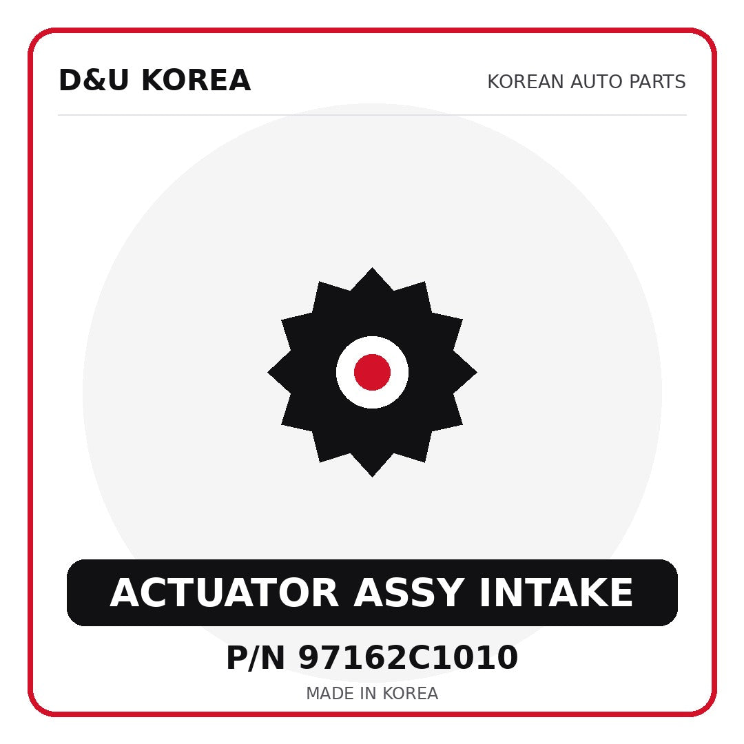 Genuine Mobis ACTUATOR ASSY INTAKE 97162C1010 for Korean vehicles | D&U Korea