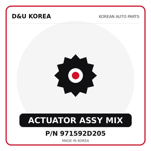 Genuine Mobis ACTUATOR ASSY MIX 971592D205 for Korean vehicles | D&U Korea