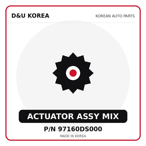 Genuine Mobis ACTUATOR ASSY MIX 97160DS000 for Korean vehicles | D&U Korea
