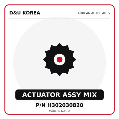 Genuine Mobis ACTUATOR ASSY MIX H302030820 for Korean vehicles | D&U Korea