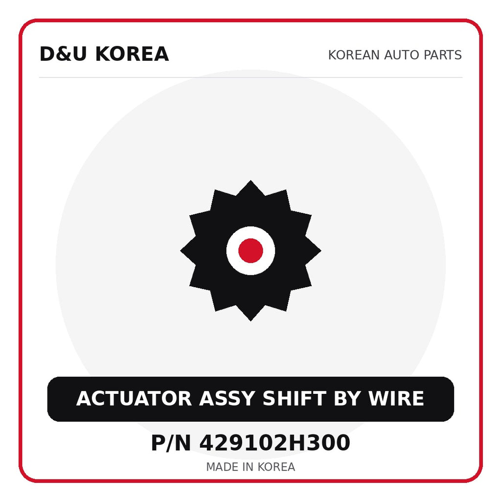 Genuine Mobis ACTUATOR ASSY SHIFT BY WIRE 429102H300 for Korean vehicles | D&U Korea