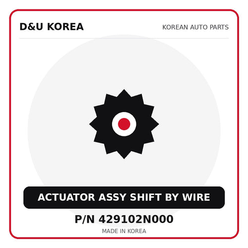 Genuine Mobis ACTUATOR ASSY SHIFT BY WIRE 429102N000 - Korean auto parts from D&U Korea