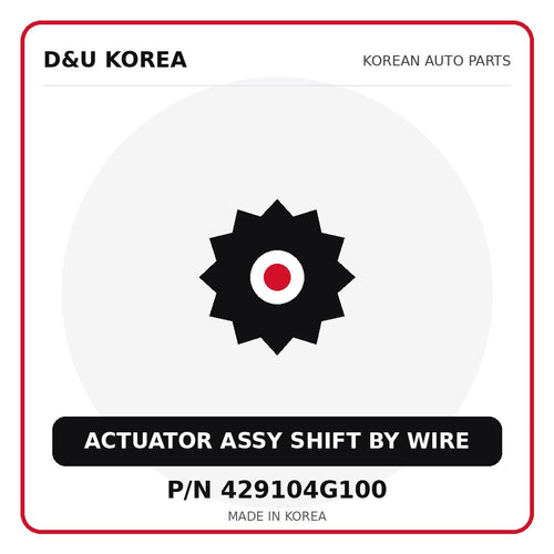 Genuine Mobis ACTUATOR ASSY SHIFT BY WIRE 429104G100 - Korean auto parts from D&U Korea