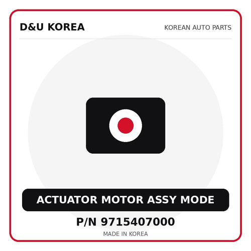 Genuine Mobis ACTUATOR MOTOR ASSY MODE 9715407000 for Korean vehicles | D&U Korea