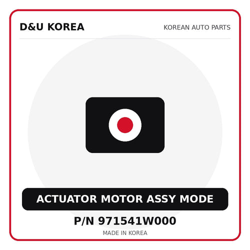 Genuine Mobis ACTUATOR MOTOR ASSY MODE 971541W000 for Korean vehicles | D&U Korea