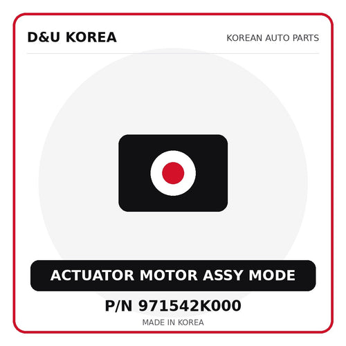 Genuine Mobis ACTUATOR MOTOR ASSY MODE 971542K000 for Korean vehicles | D&U Korea