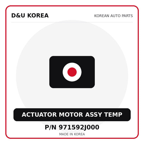 Genuine Mobis ACTUATOR MOTOR ASSY TEMP 971592J000 for Korean vehicles | D&U Korea