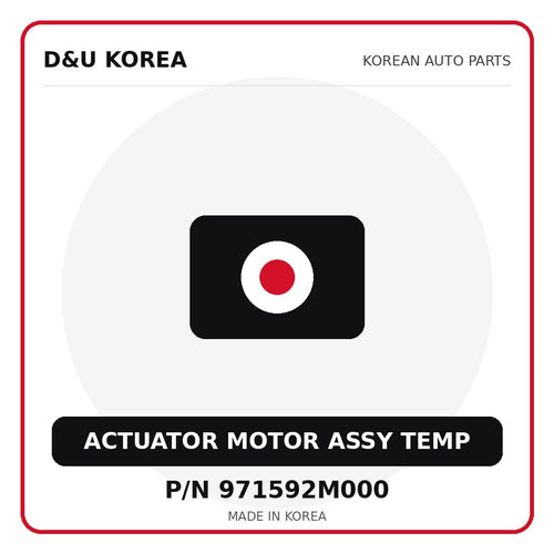 Genuine Mobis ACTUATOR MOTOR ASSY TEMP 971592M000 for Korean vehicles | D&U Korea