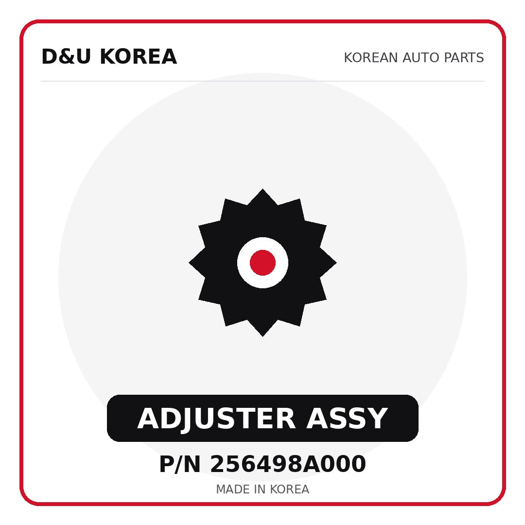 Genuine Mobis ADJUSTER ASSY 256498A000 - Korean auto parts from D&U Korea