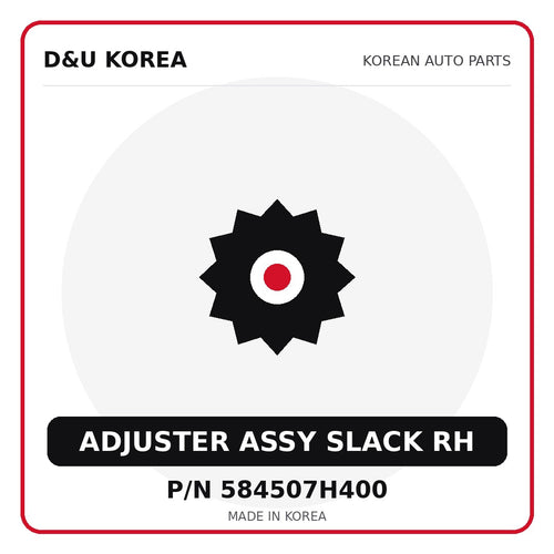 Genuine Mobis ADJUSTER ASSY SLACK RH 584507H400 - Korean auto parts from D&U Korea