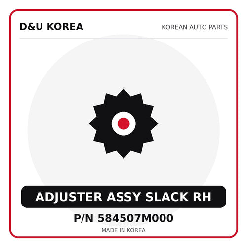 Genuine Mobis ADJUSTER ASSY SLACK RH 584507M000 - Korean auto parts from D&U Korea