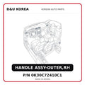 HANDLE ASSY-OUTER,RH