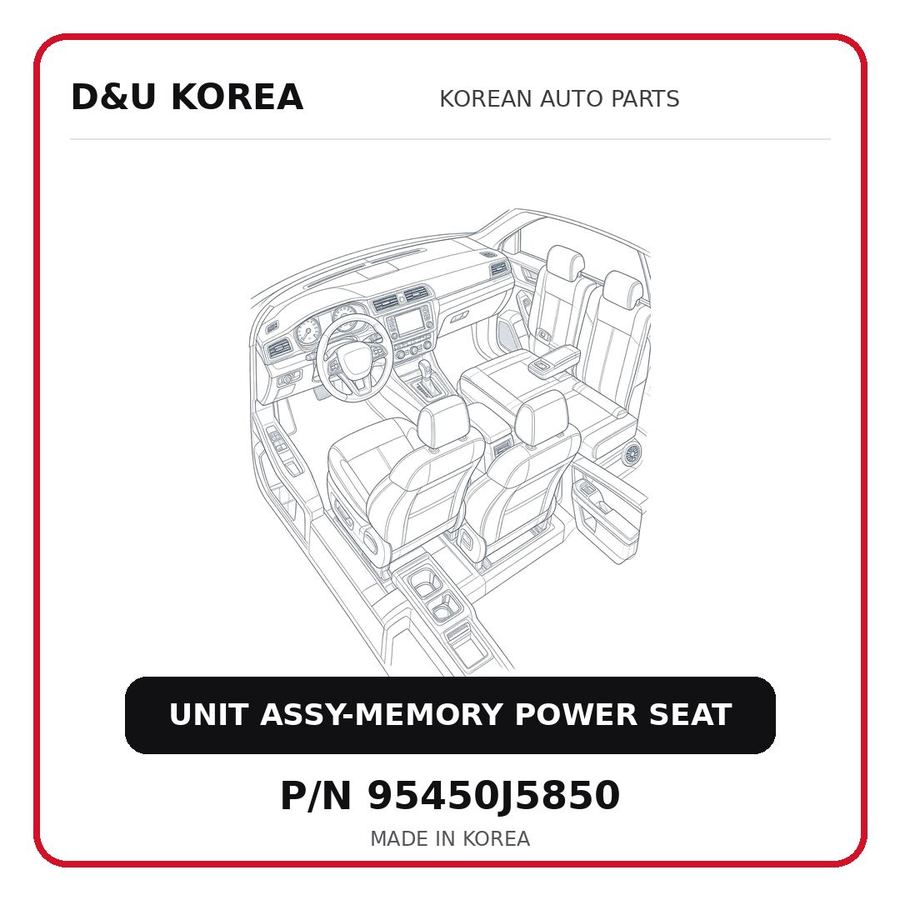 UNIT ASSY-MEMORY POWER SEAT