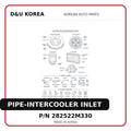 PIPE-INTERCOOLER INLET