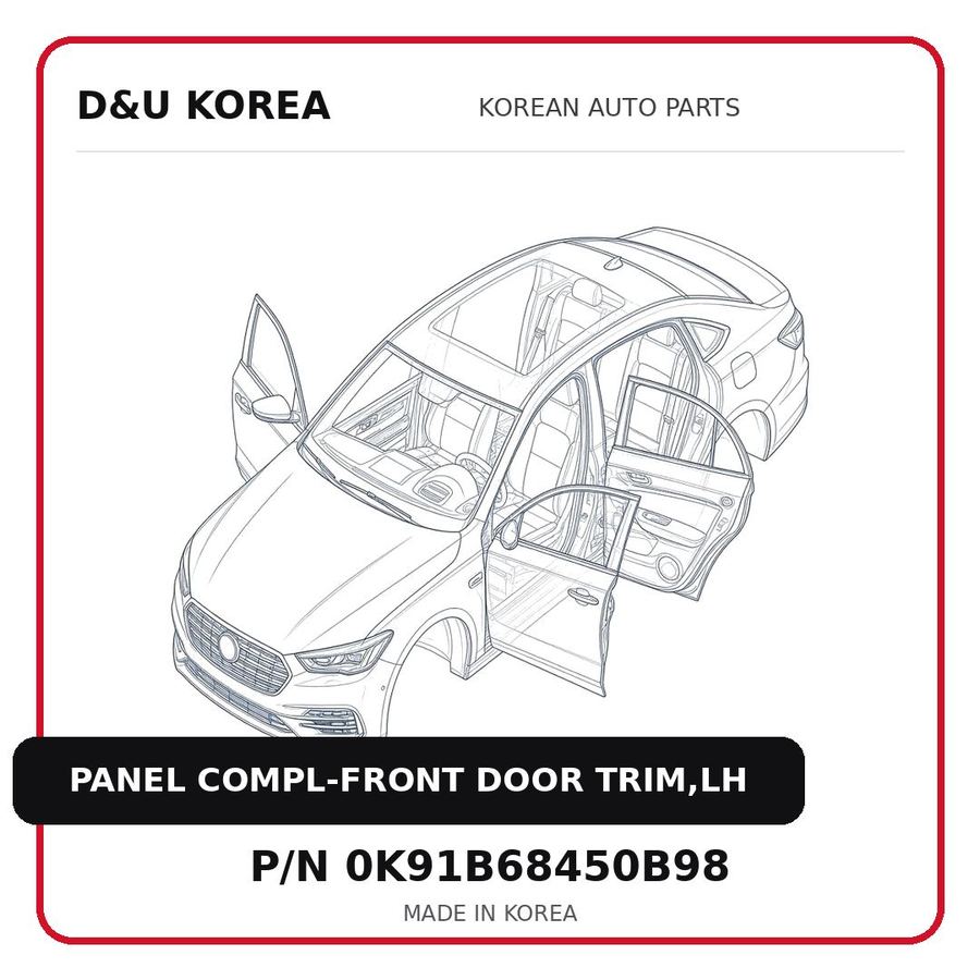 PANEL COMPL-FRONT DOOR TRIM,LH