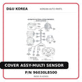 COVER ASSY-MULTI SENSOR