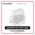 GASKET-T/M PTO CASE