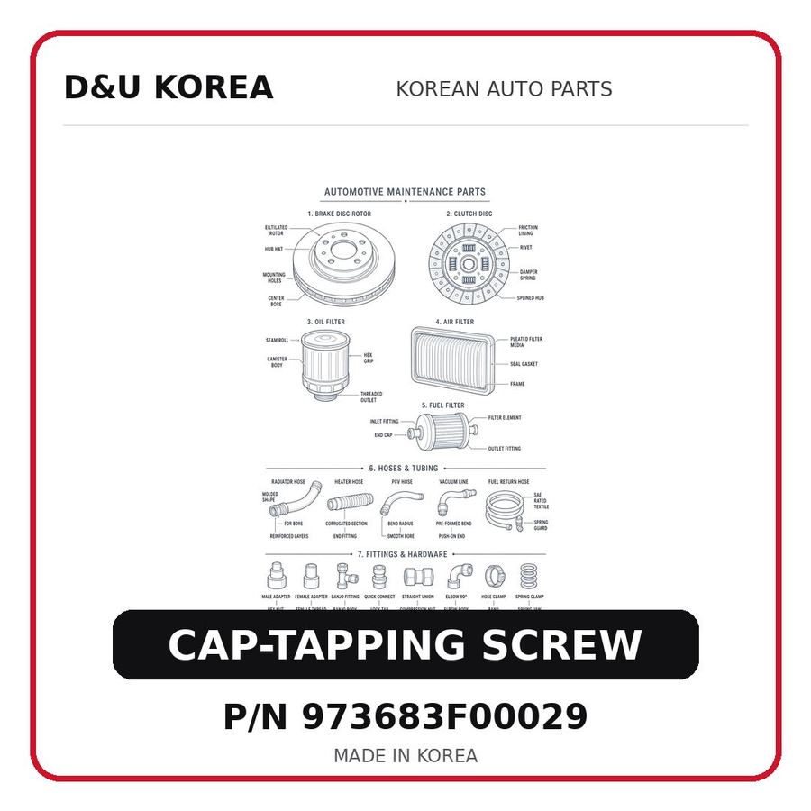 CAP-TAPPING SCREW