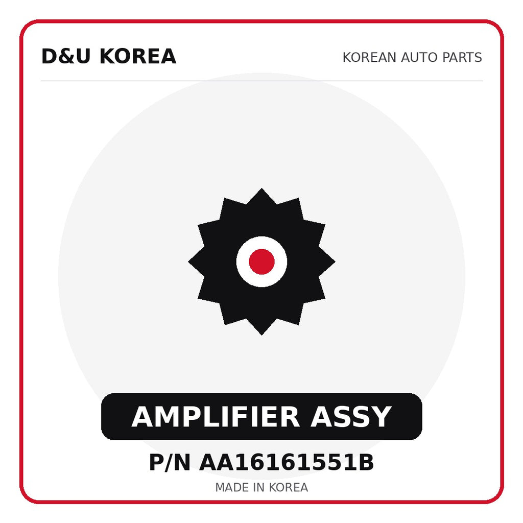 Genuine Mobis AMPLIFIER ASSY AA16161551B for Korean vehicles | D&U Korea