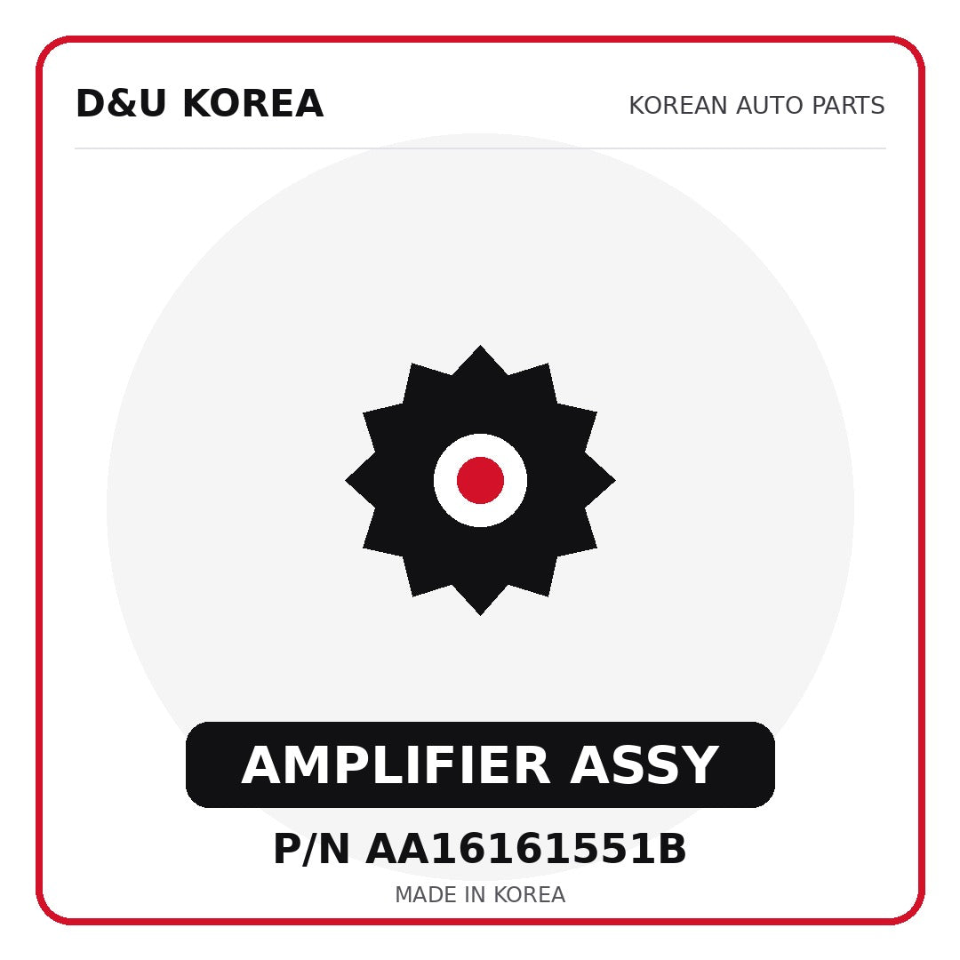 Genuine Mobis AMPLIFIER ASSY AA16161551B for Korean vehicles | D&U Korea