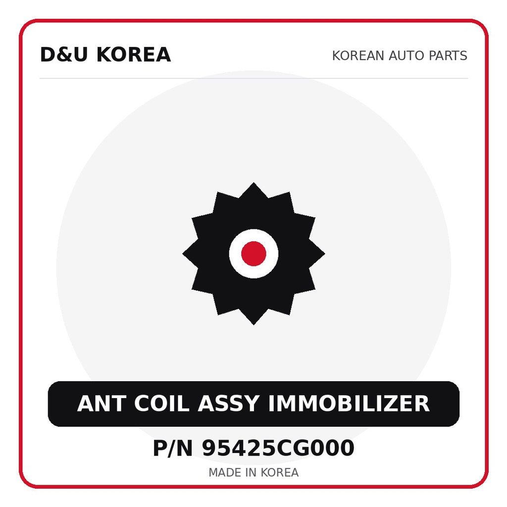 Genuine Mobis ANT COIL ASSY IMMOBILIZER 95425CG000 for Korean vehicles | D&U Korea