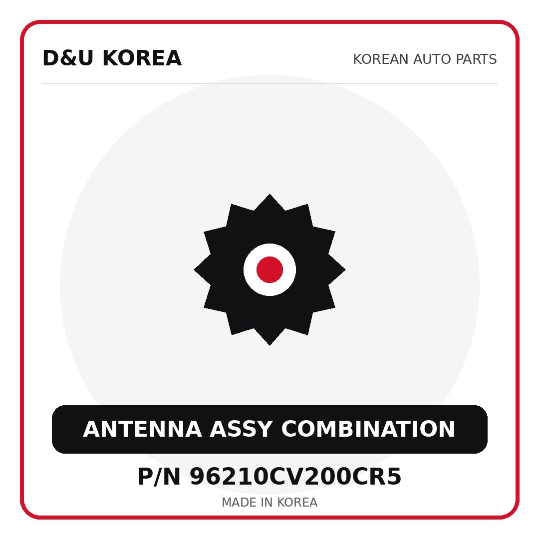 Genuine Mobis ANTENNA ASSY COMBINATION 96210CV200CR5 for Korean vehicles | D&U Korea