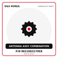 Genuine Mobis ANTENNA ASSY COMBINATION 96210D3170EB for Korean vehicles | D&U Korea