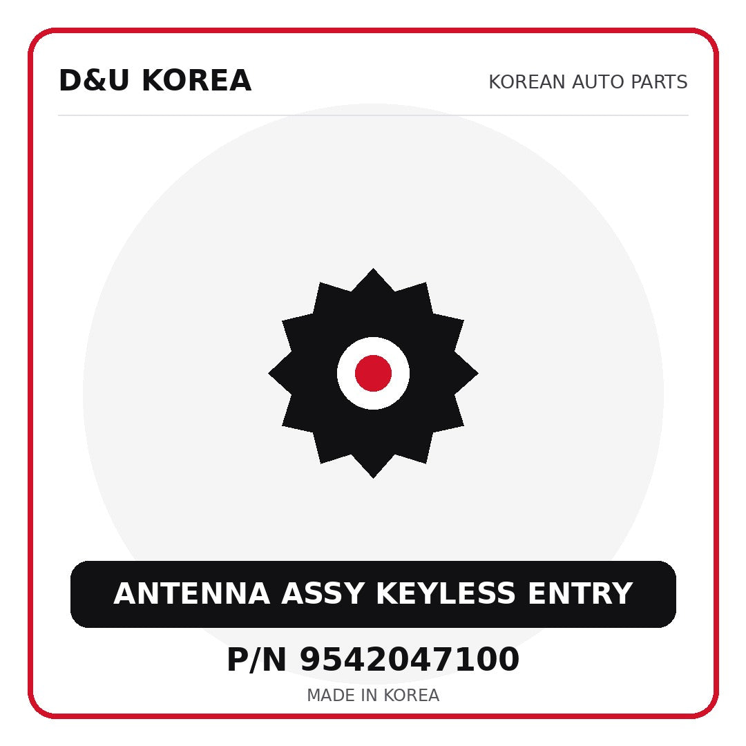 Genuine Mobis ANTENNA ASSY KEYLESS ENTRY 9542047100 for Korean vehicles | D&U Korea