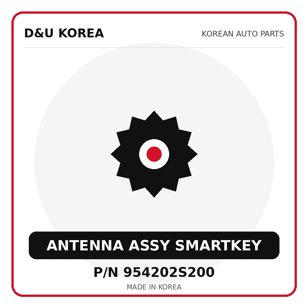 Genuine Mobis ANTENNA ASSY SMARTKEY 954202S200 for Korean vehicles | D&U Korea