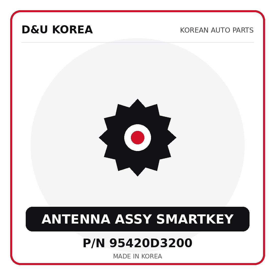 Genuine Mobis ANTENNA ASSY SMARTKEY 95420D3200 for Korean vehicles | D&U Korea