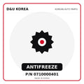 Genuine Mobis ANTIFREEZE 0710000401 for Korean vehicles | D&U Korea