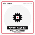 Genuine Mobis APRON ASSY RH AA33153200K for Korean vehicles | D&U Korea